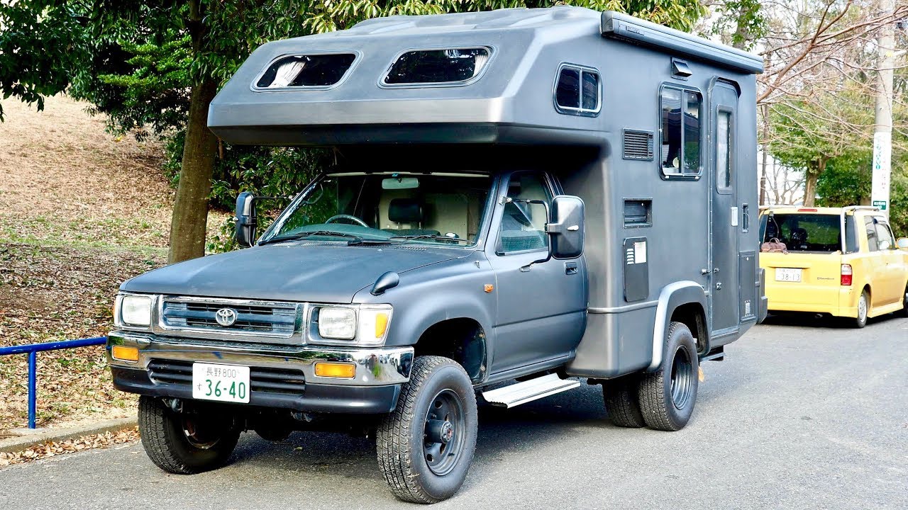 SOLD - 1994 Toyota Hilux 4x4 Camper Diesel 5-speed manual dualie **USA Legal import** Japan Auction