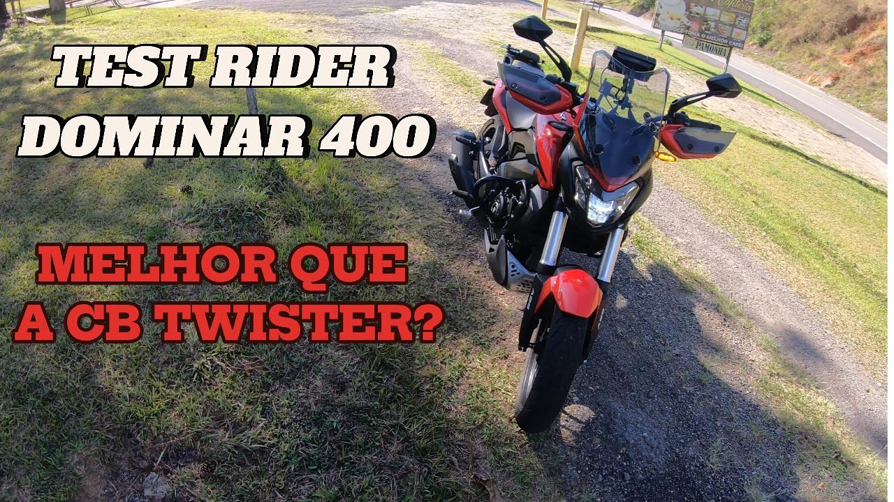TESTEI a Bajaj Dominar 400 e me SURPRENDEU!