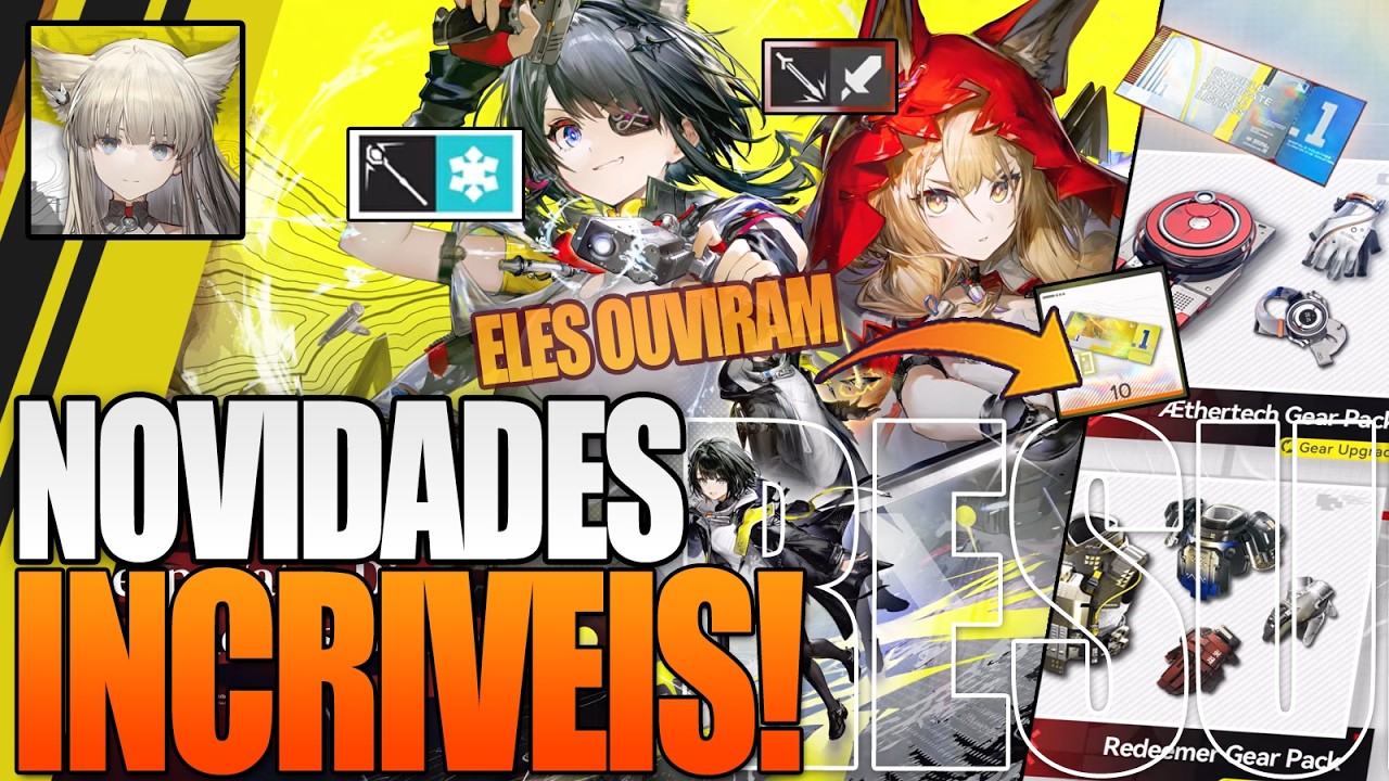ARKNIGHTS ENDFIELD |  RESUMO DA LIVE VERSÃO 1.1 - ROSSI E TANG TANG + RECOMPENSAS GRATIS
