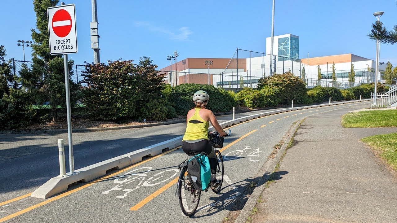 Gabriola Road Protected Bike Lane (University of Victoria - September 2025)