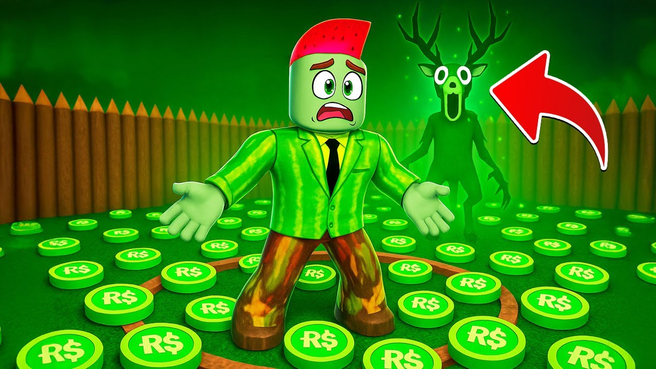 Job Geeft Al Zijn Robux Uit In 900 Nachten In Het Bos... In Roblox!