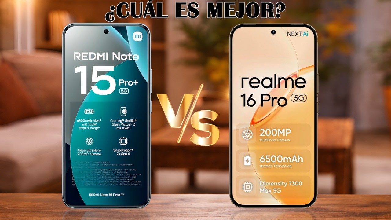 Xiaomi Redmi Note 15 Pro Plus VS Realme 16 Pro