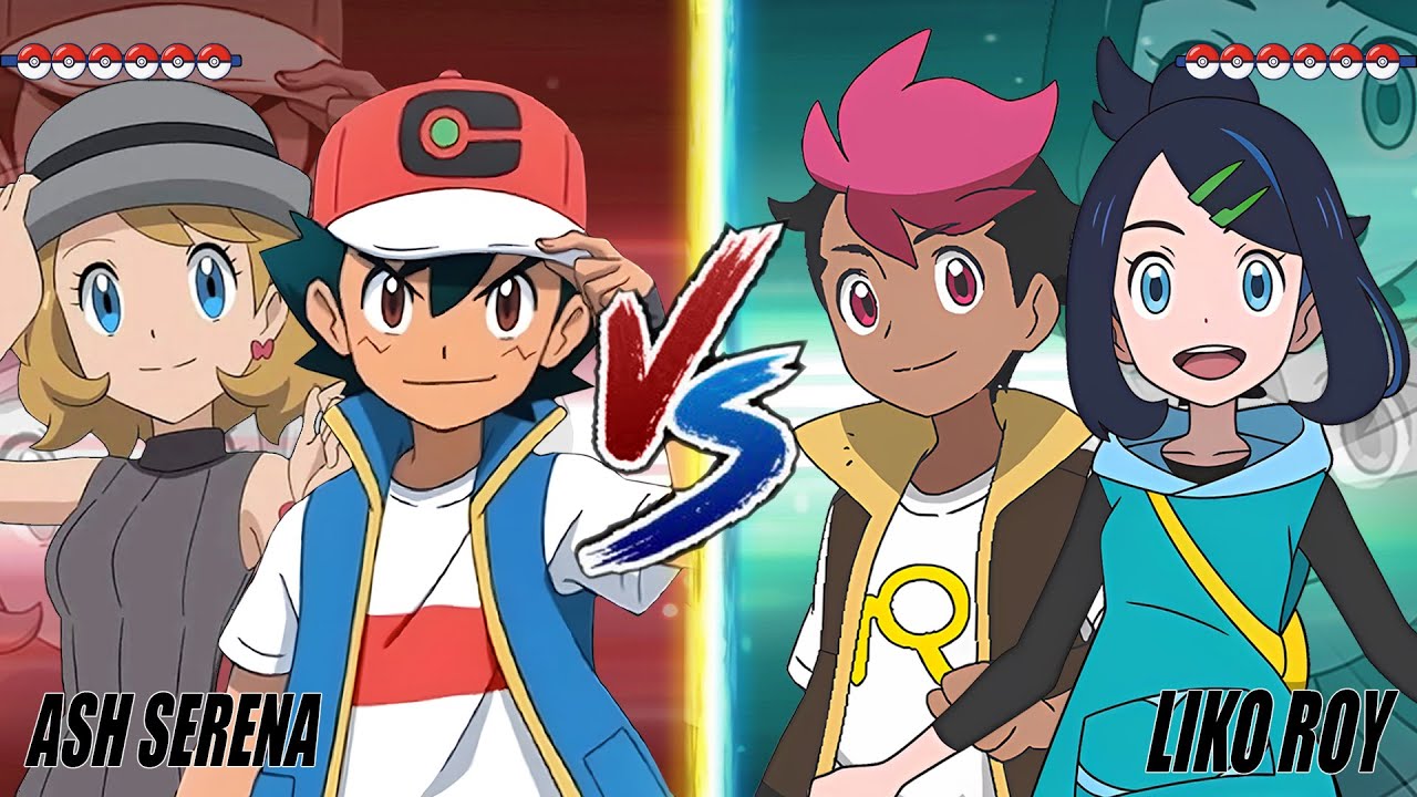 Pokémon Battle: ASH and SERENA Vs. LIKO and ROY