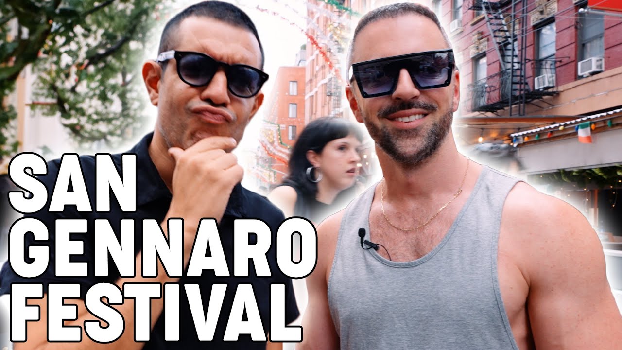 Matteo Lane Goes To Italian Festival With Francesco DeCarlo