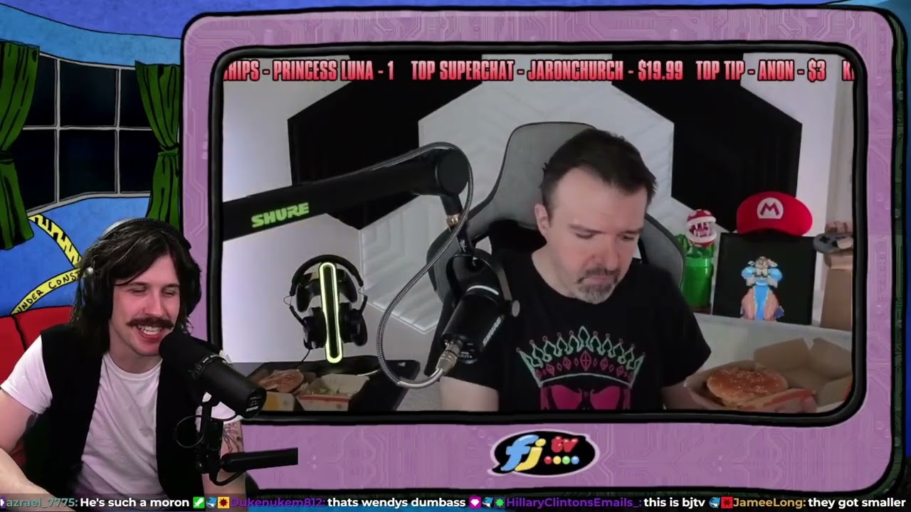 Twitch Streamer FloppyJimmie reacts to DSPGaming Triple Burger Review