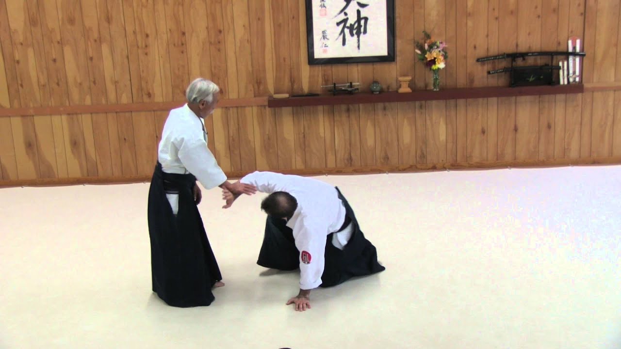Mitsugi Saotome Shihan at Aikido Eastside in 2016