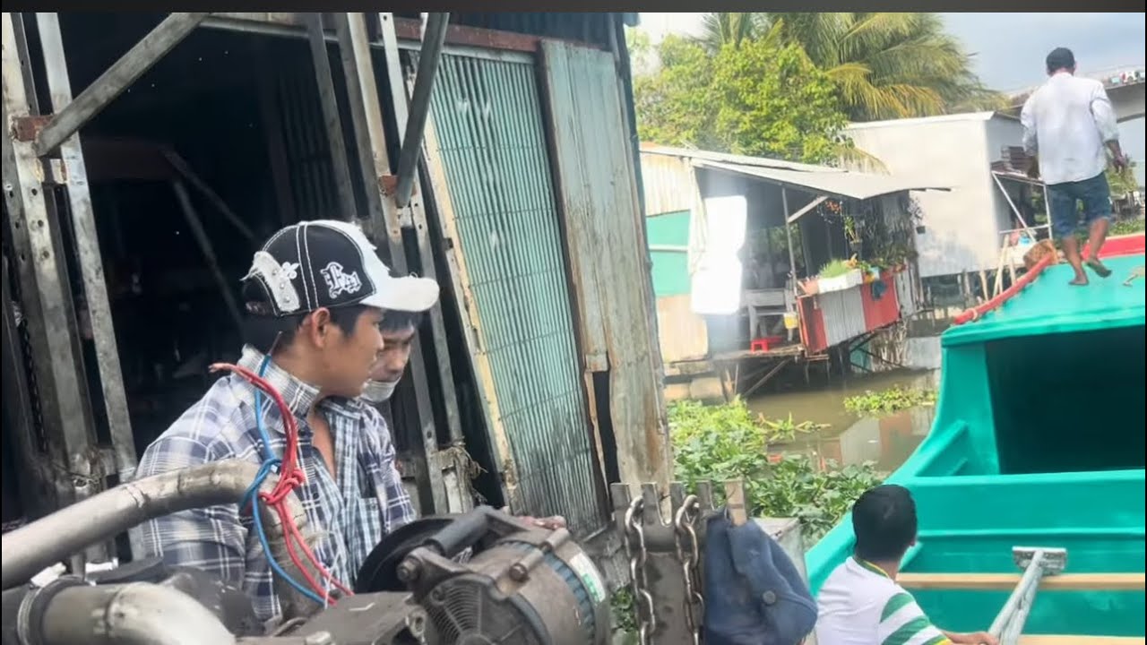 Teet máy yuchai chạy mới xuống u chạy thử máy