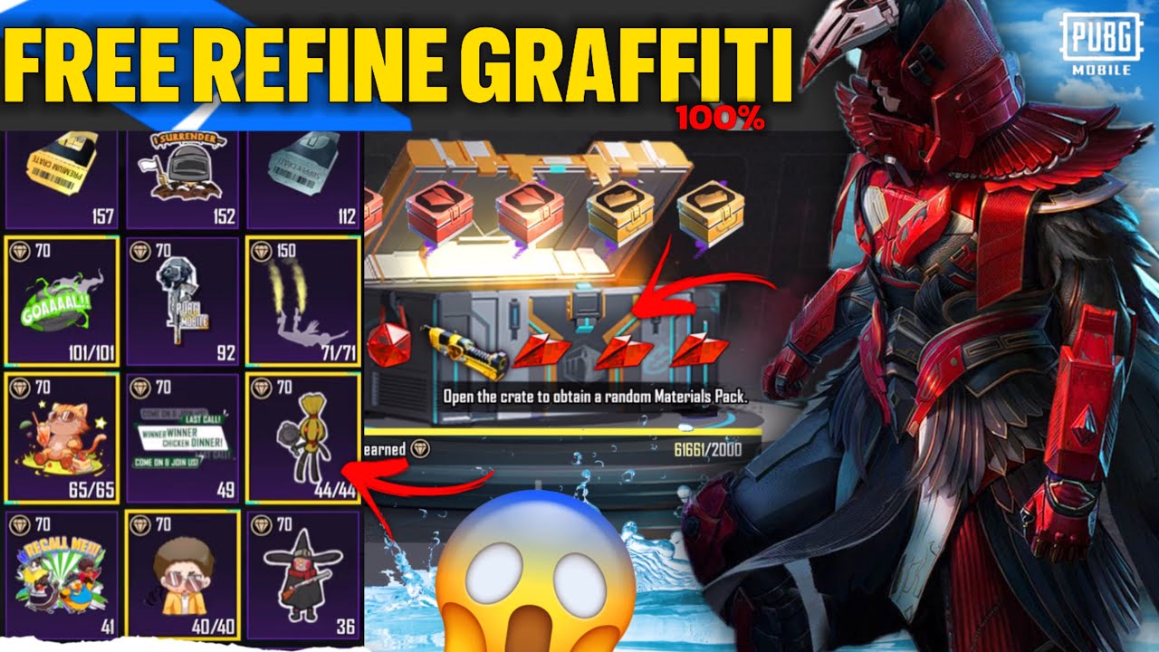 Free!!😱 How To Get  Mythic Emblems &bull; Materials &bull; Star Fragments | PUBG MOBILE