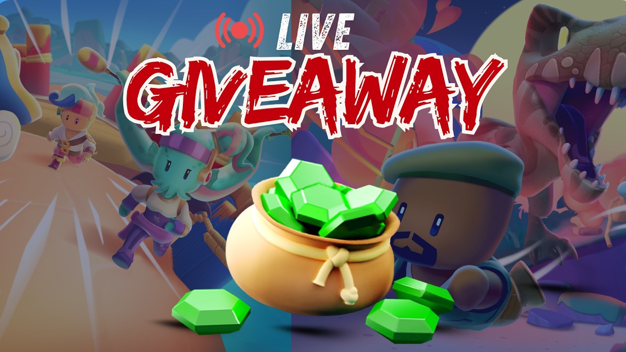 LIVE STUMBLE GUYS 1200 GEMS - ASIA SERVER