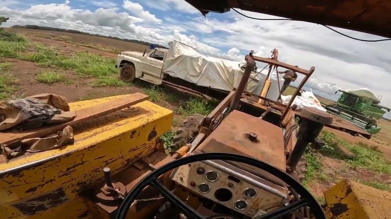 Hj a mãe levou a mudança para o rancho Andrade . E eu tiver q ir plantar 