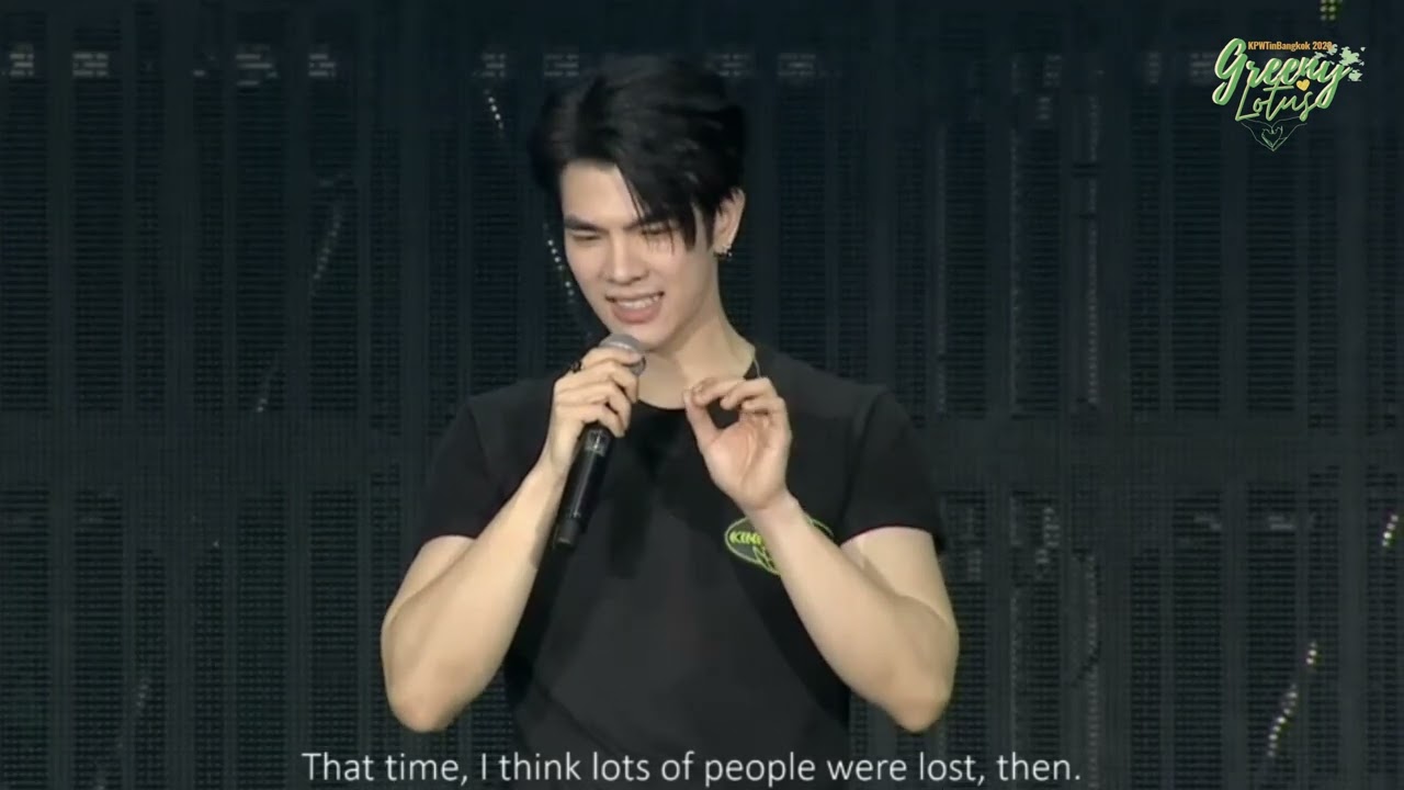 Mile Phakphum and Kris Pond Speech - KinnPorsche World Tour WTF in Bangkok 2023