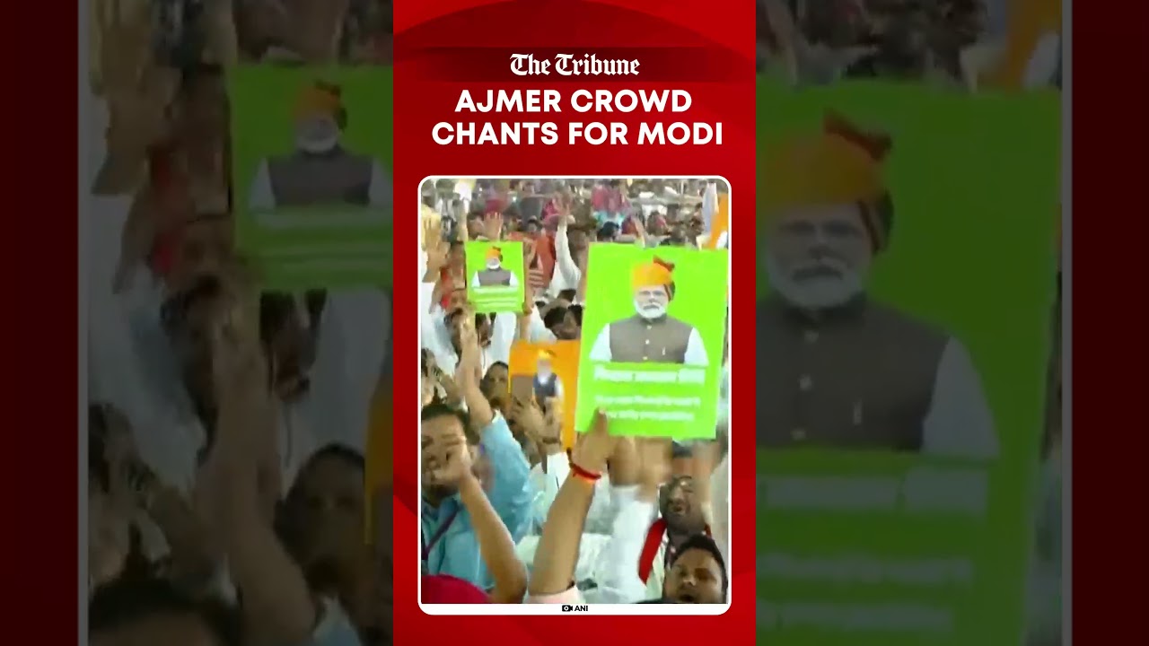Ajmer chants &lsquo;Modi-Modi&rsquo; as PM slams Congress, labels it &lsquo;MMC&rsquo; at Rajasthan rally