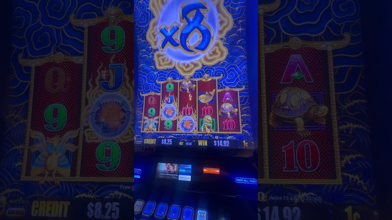 5 Dragons Bonus Video🐉🐦&zwj;🔥🦚 #slotmachinebonus #5dragonsbouns