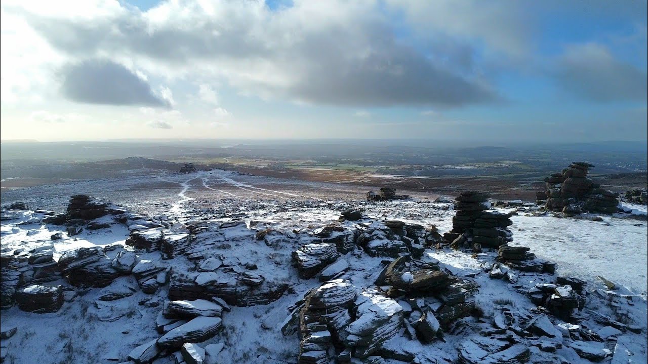 Great Staple Tor, January 2026 / Cinematic Drone Footage of Dartmoor