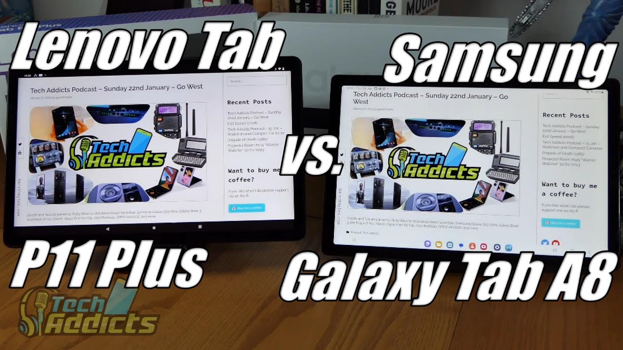 Lenovo Tab P11 Plus vs Samsung Galaxy Tab A8 - Which cheap tablet is best?