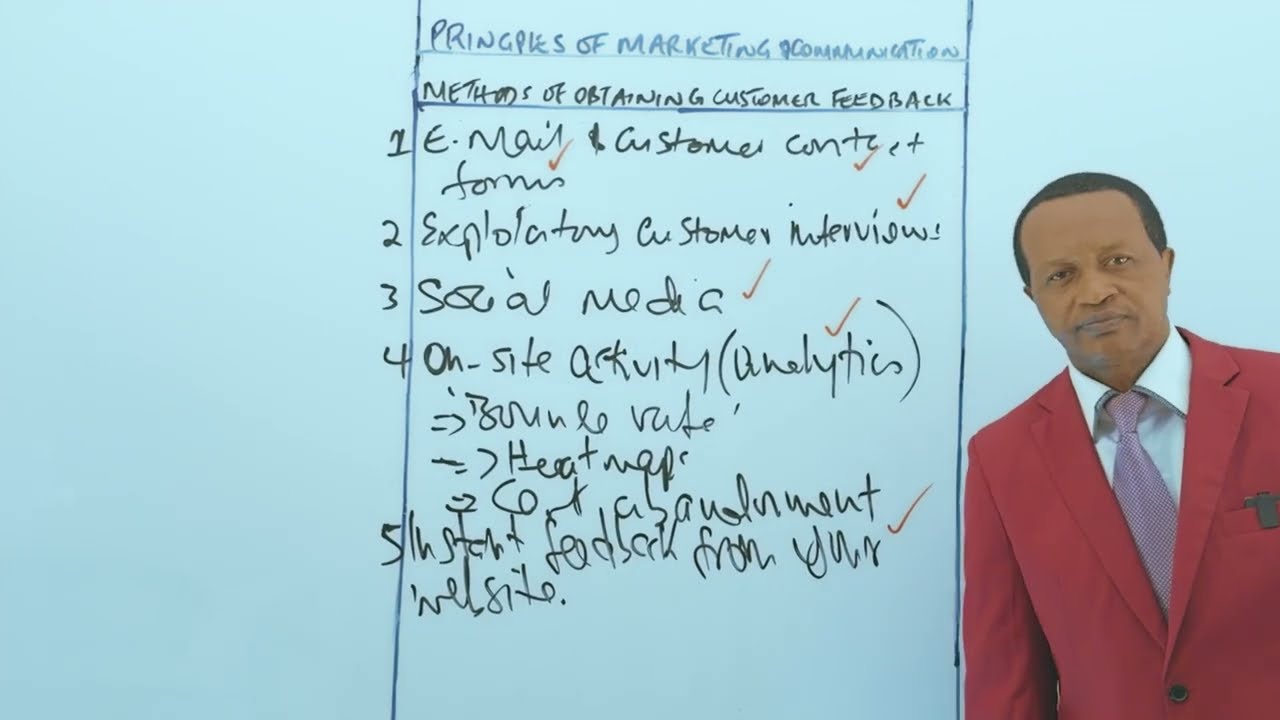 METHODS OF OBTAINING CUSTOMER FEEDBACK