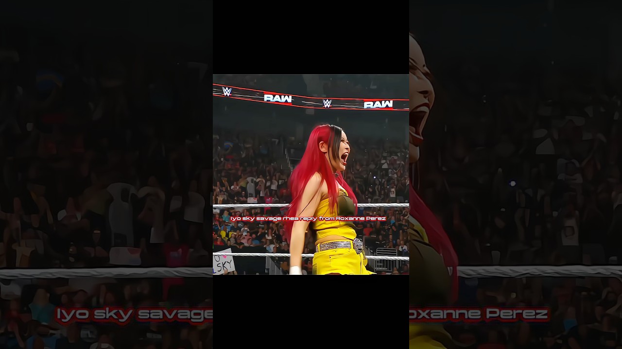 Iyo sky savage rhea reply from Roxanne Perez 