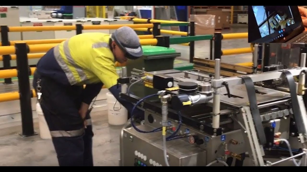 Example of the use of augmented reality in manufacturing