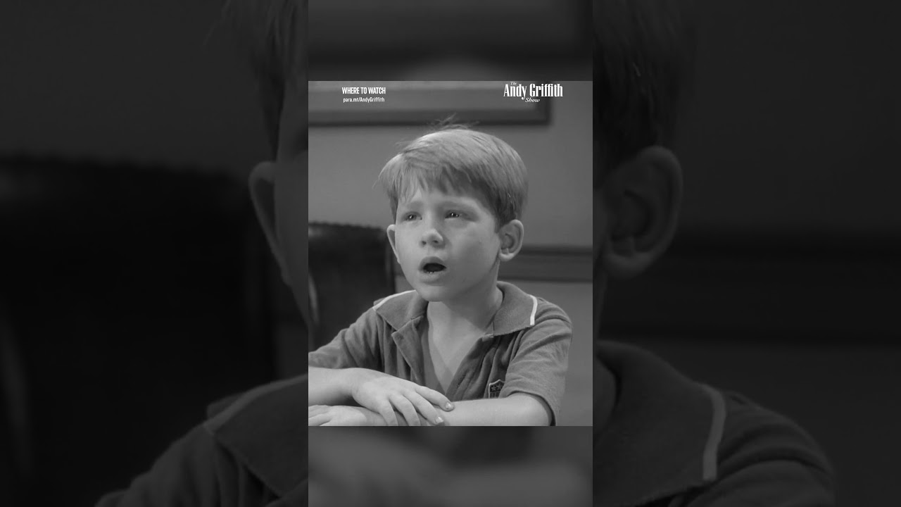 Opie keeping it real! #TheAndyGriffithShow Now streaming on Paramount+