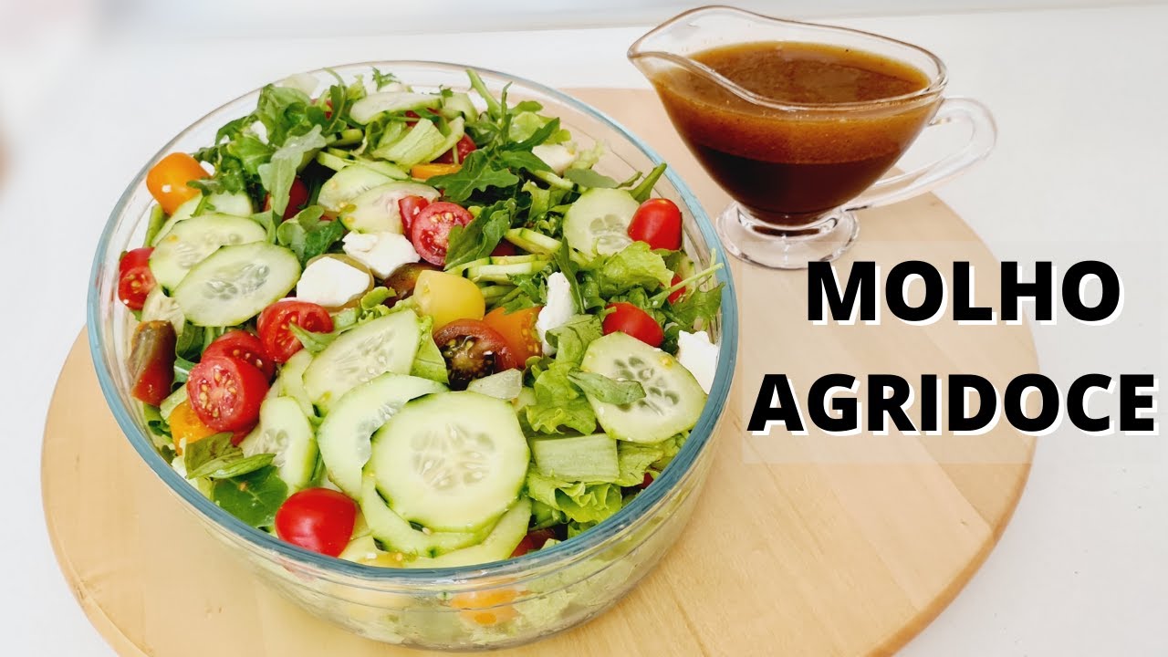 MOLHO AGRIDOCE PARA DEIXAR A SALADA COM SABOR IRRESISTÍVEL