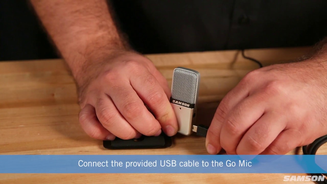 Samson Go Mic Quickstart Tutorial for PC and Mac