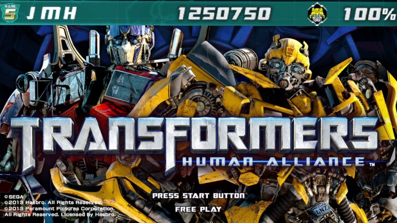 Transformers: Human Alliance (Arcade) - No Damage - 1,250,750