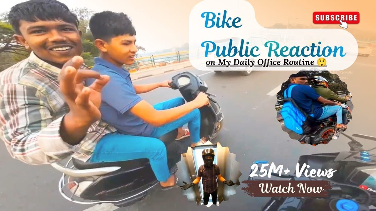 Public Reaction on My Daily Office Routine 😲 | Bike Public Reaction Vlog | R15M Modified Exhaust 