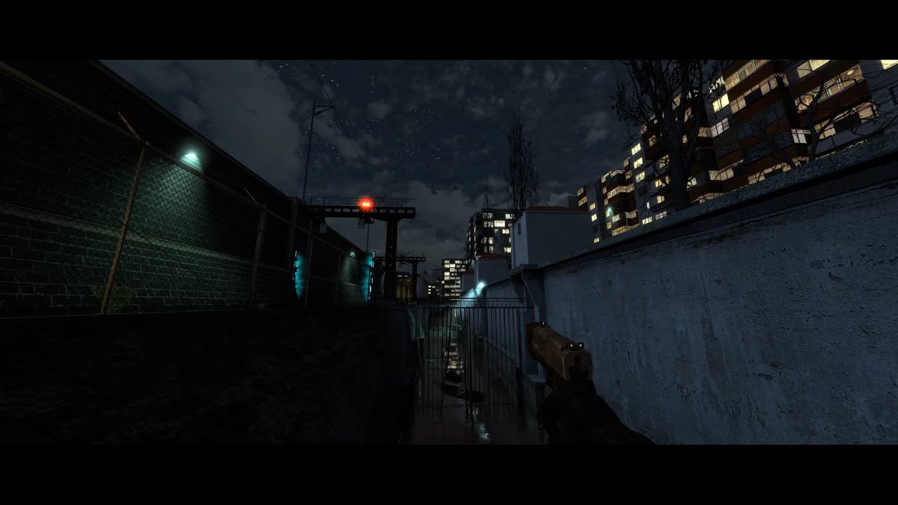 half-life 2 but it's nighttime | 4K 60fps gameplay