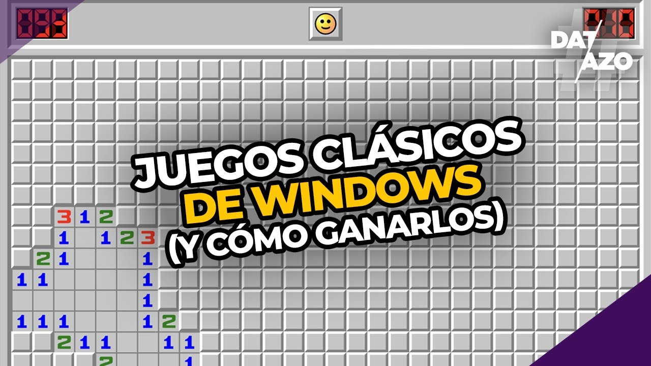 JUEGOS CL&Aacute;SICOS de WINDOWS (solitarios, buscaminas, etc y c&oacute;mo ganar) | #DATAZO