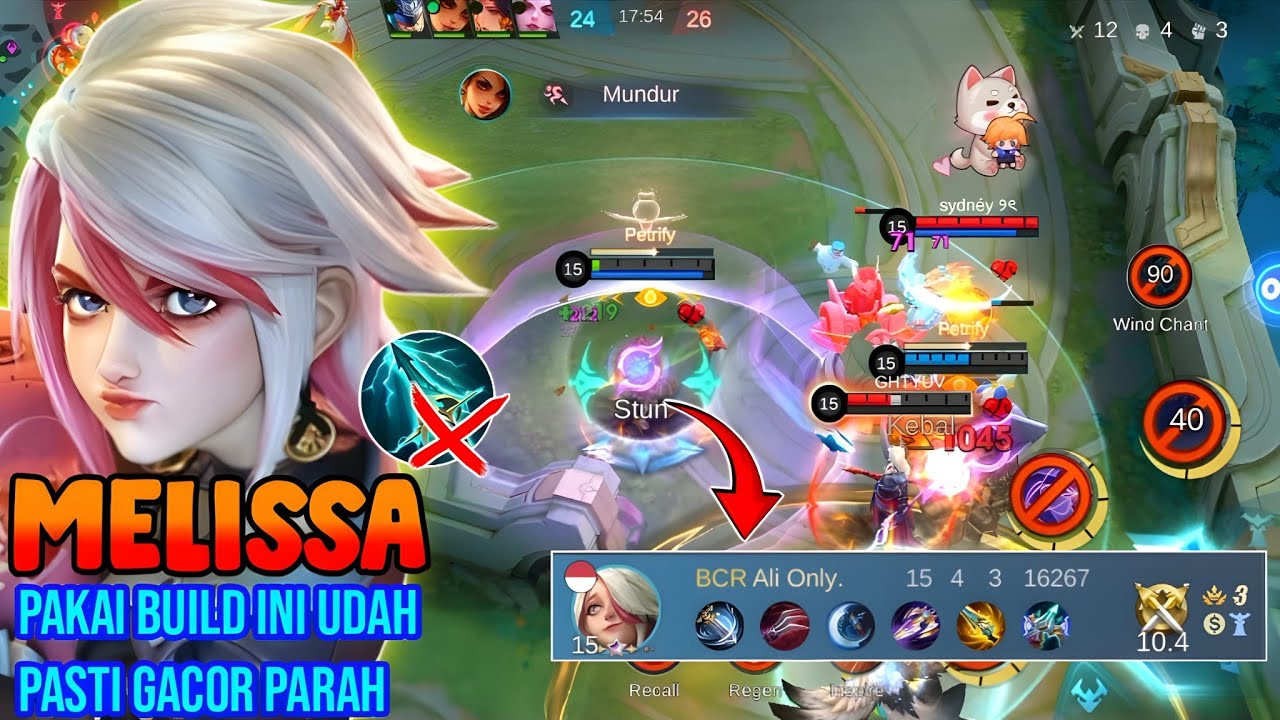 PAKAI BUILD INI UDAH PASTI SAKIT😱 BUILD TERSAKIT MELISSA || MELISSA ATTACK SPEED - MOBILE LEGENDS