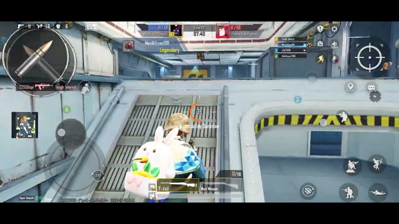 Playing bgmi gun game 