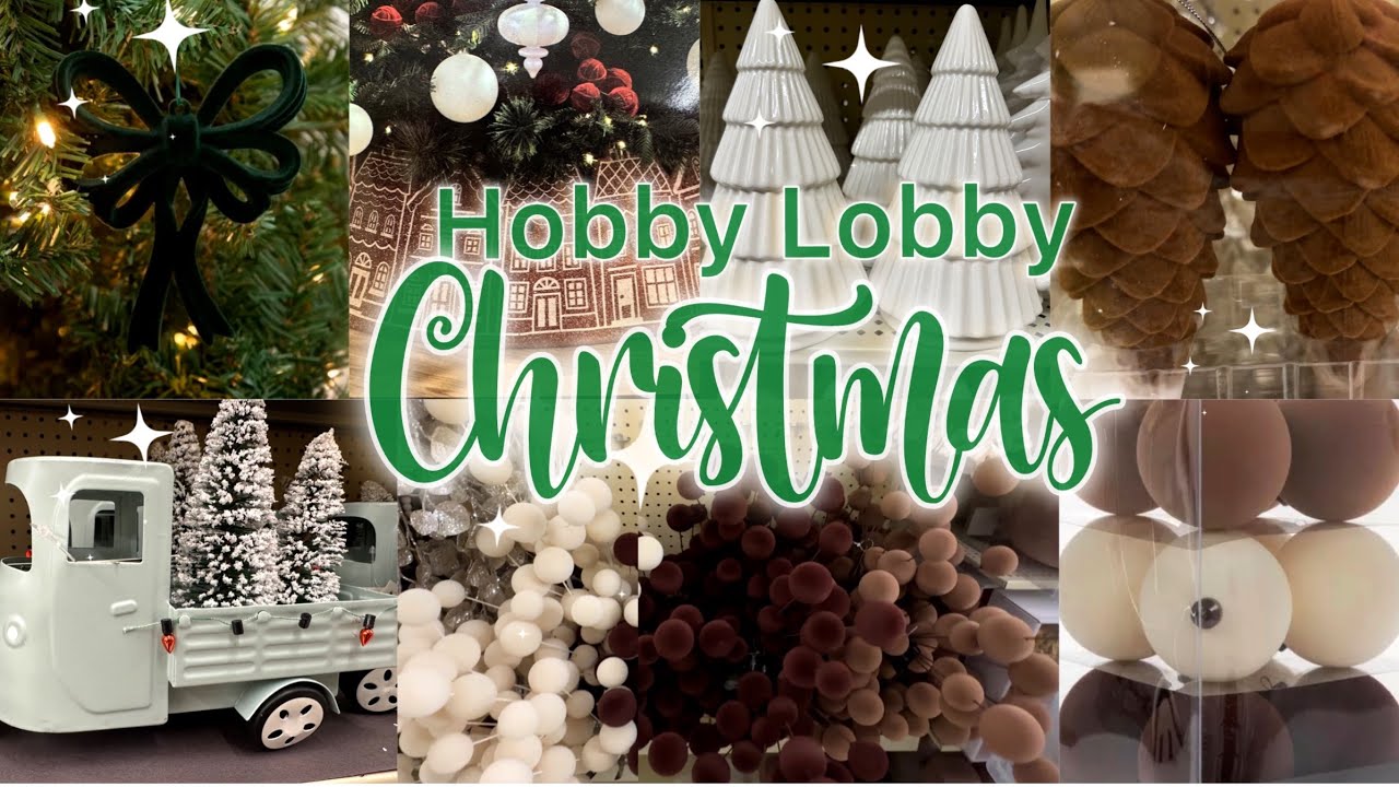 🎄 Hobby Lobby CHRISTMAS 2025 Is HERE! | Stunning Neutral Decor + Prices