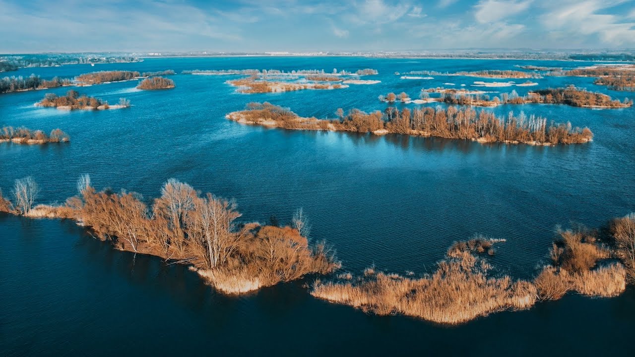Jezioro Nyskie - Seszele 4k / Nysa Lake - relaxing aerial nature landscape #axxonpl