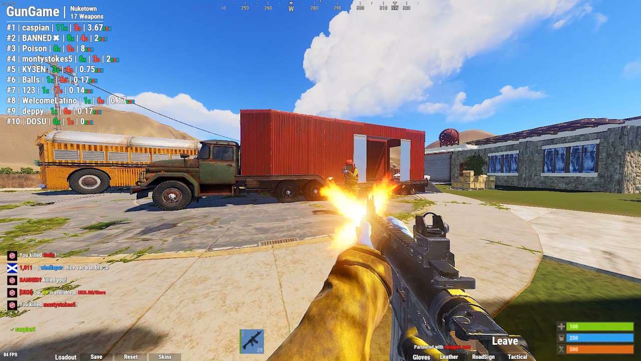 RUST-FASTEST GAME OF GUN GAME (UKN TRAINING)
