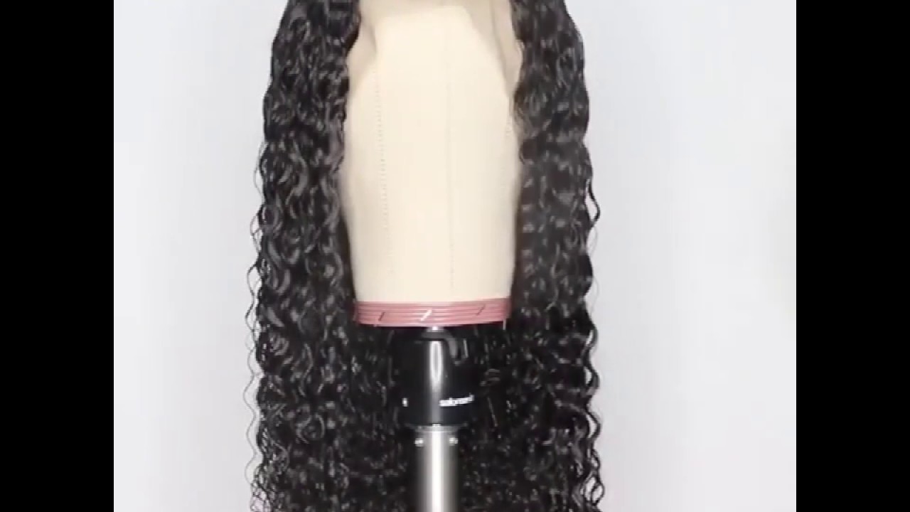 Top Virgin Human Hair Pre-Plucked Water Wave 13"x6" Parting Line Lace Front Wigs |Thriving hair