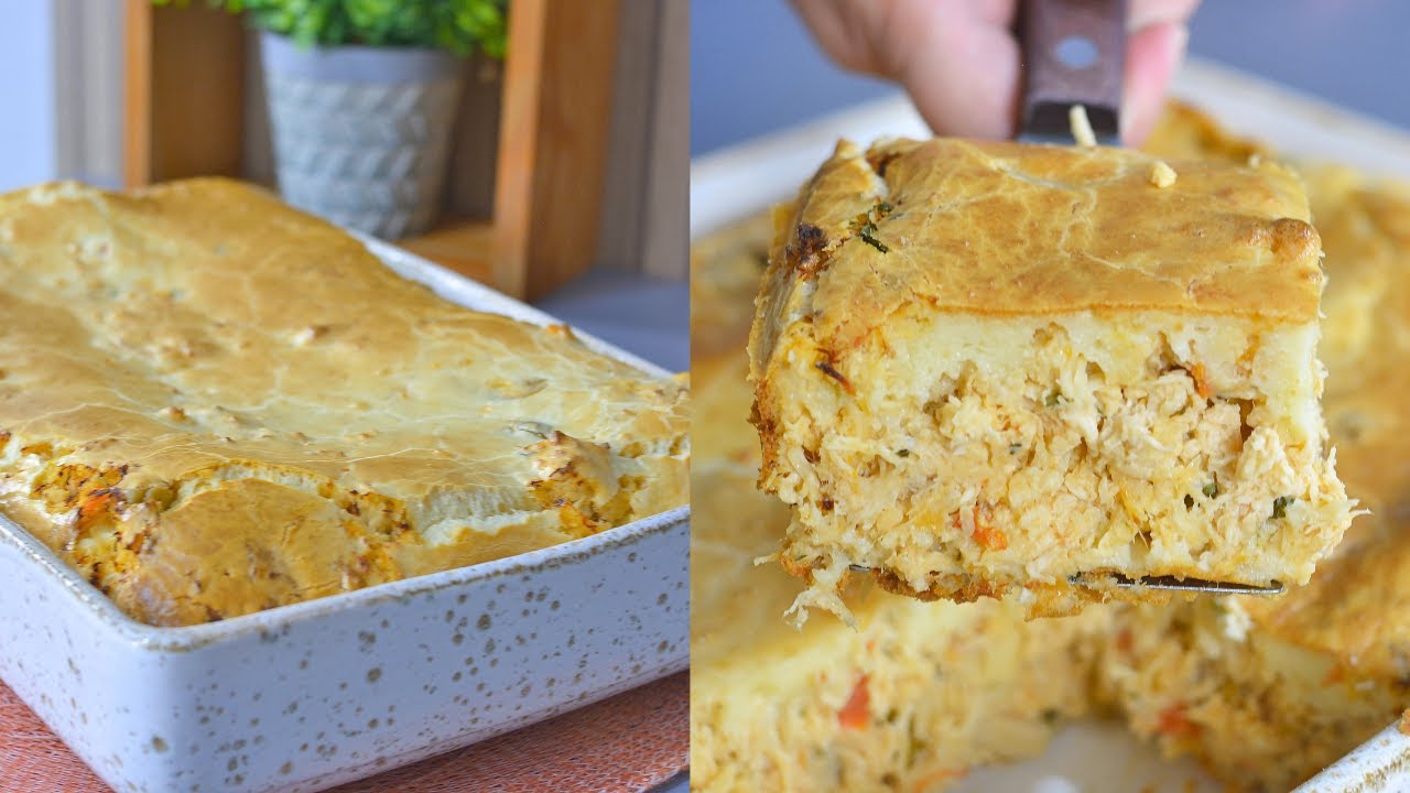 TORTA DE FRANGO | MASSA NO LIQUIDIFICADOR!!