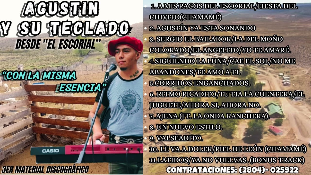 Agustin Y Su Teclado - Track 1 Enganchado Chamame- 3 Material Discográfico “Con La Misma Escencia” 