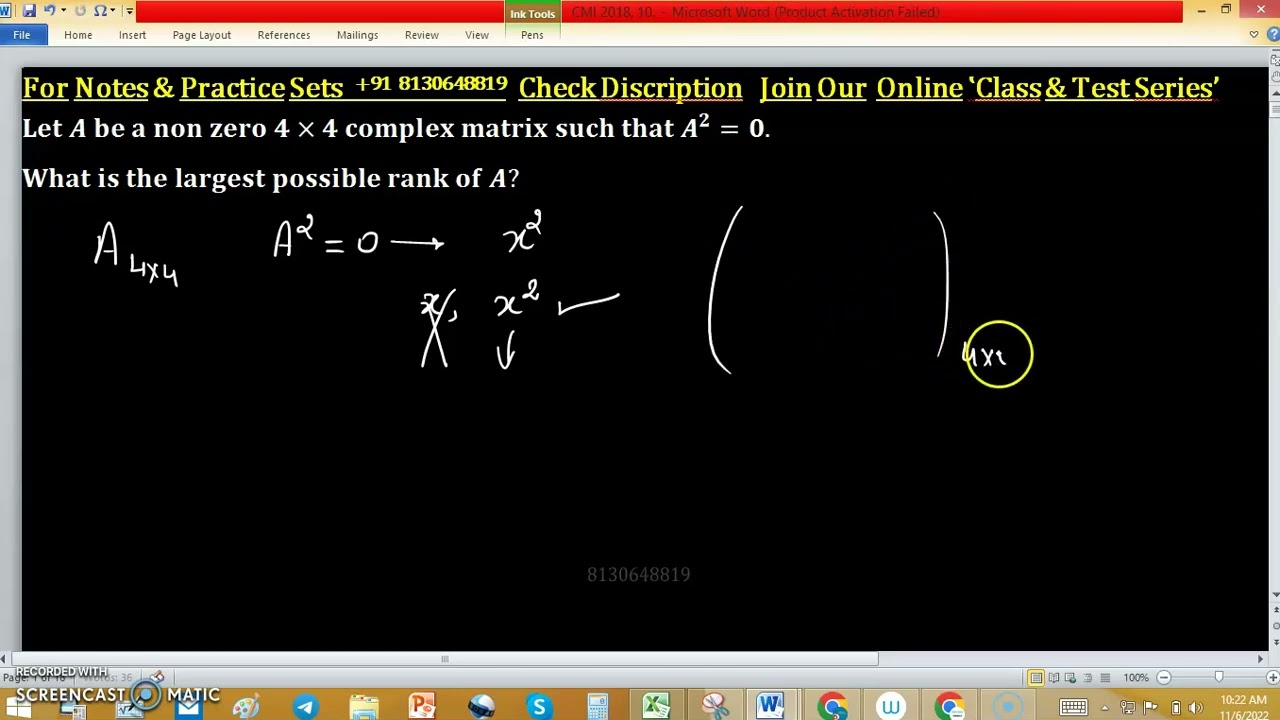 cmi 2018 mathematics previous year questions