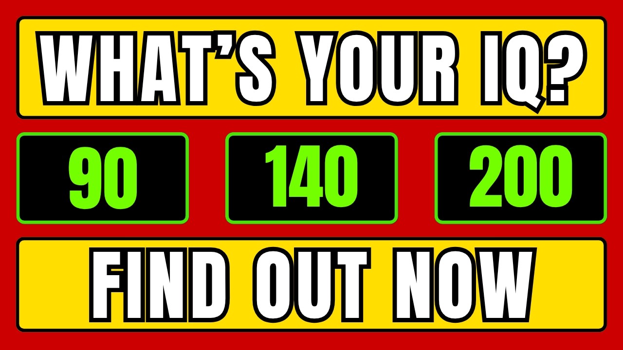 IQ Test: Take it now and find out yours!