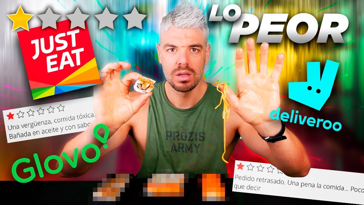 PIDIENDO COMIDA ONLINE con la PEOR VALORACI&Oacute;N de mi CIUDAD [JDalmau]