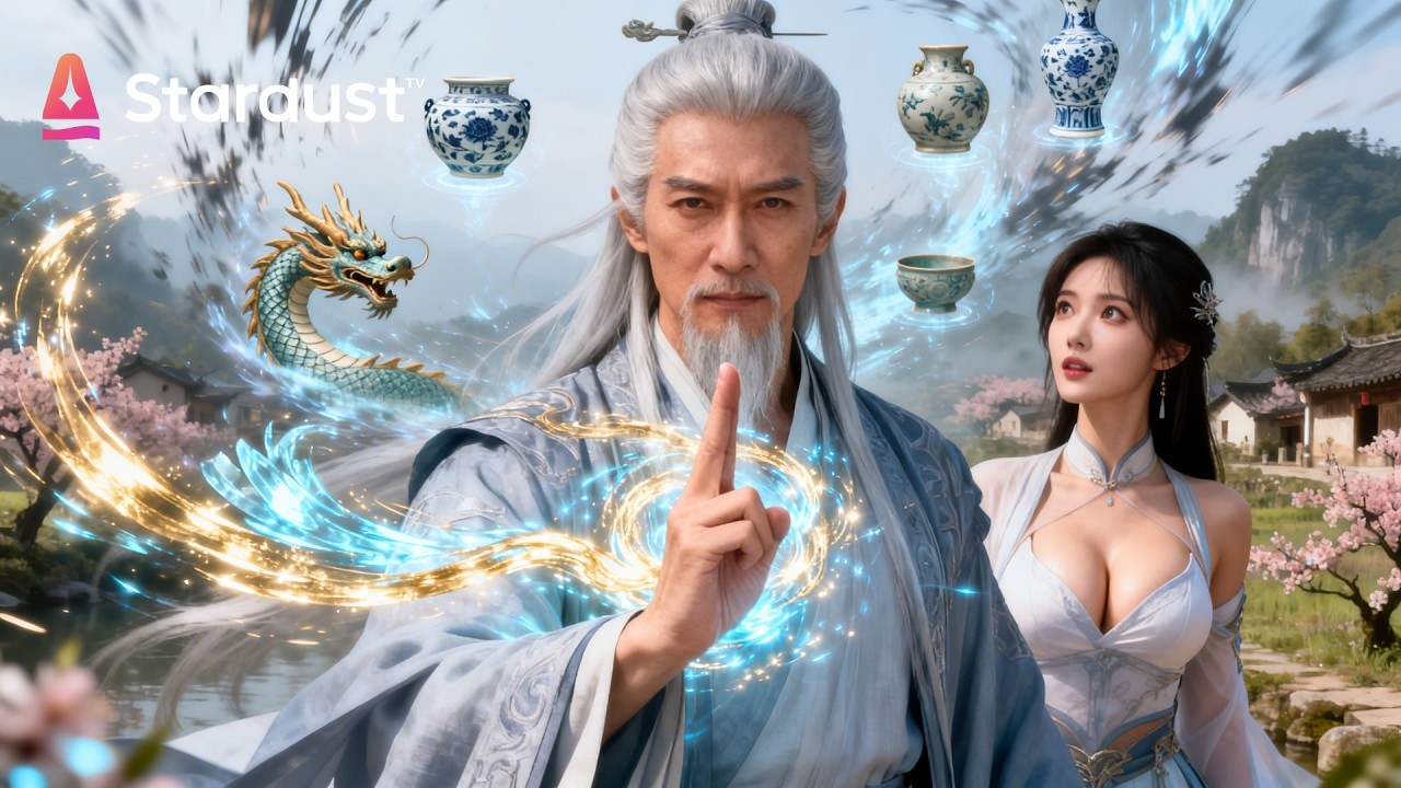 Multi-Sub🔥震惊！九世修行的老祖宗下山直播给曾孙女撑腰，随手变出元青花喂鸡！被美女明星嘲讽是骗子，下一秒全球富豪跪求叫爹！【沉睡万年的我，被直播曝光了】 #cdrama