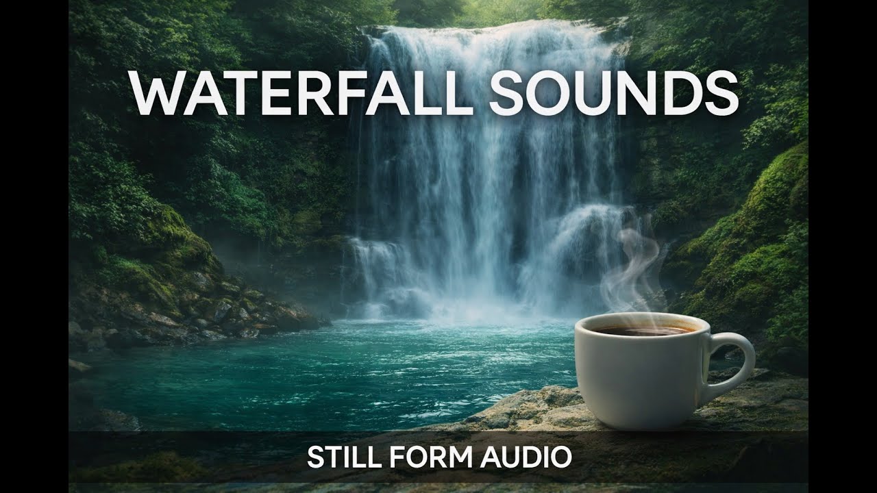 10 Hours of Waterfall Sounds for Deep Sleep No Music, No Sudden Sounds