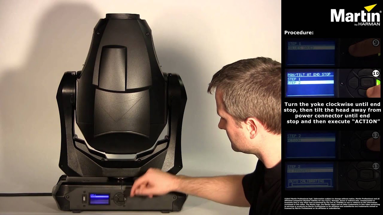 MAC Quantum Series Pan & Tilt Adjustment