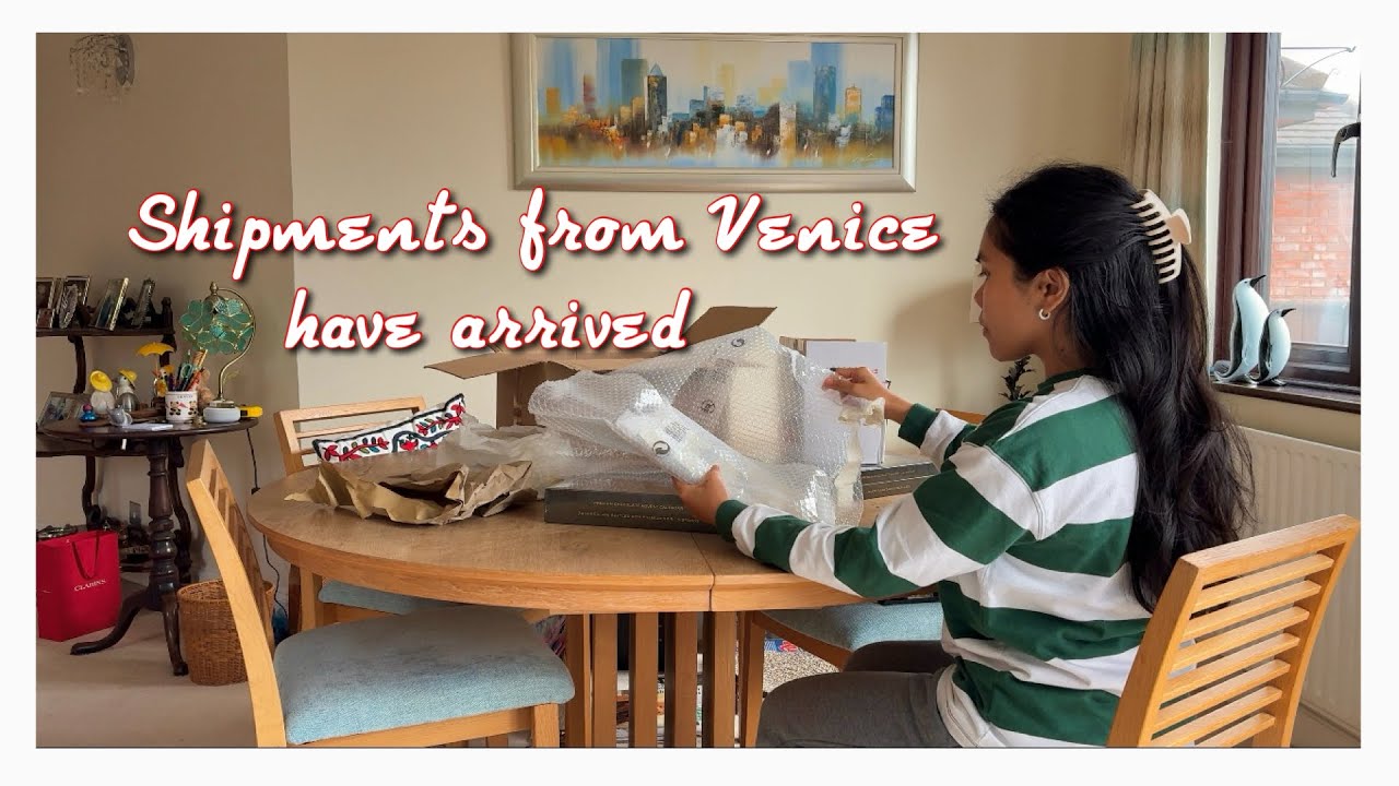 Cosy day at Home: Unboxing High End Home Decor Ornaments bought from Venice, New Advent Calendar