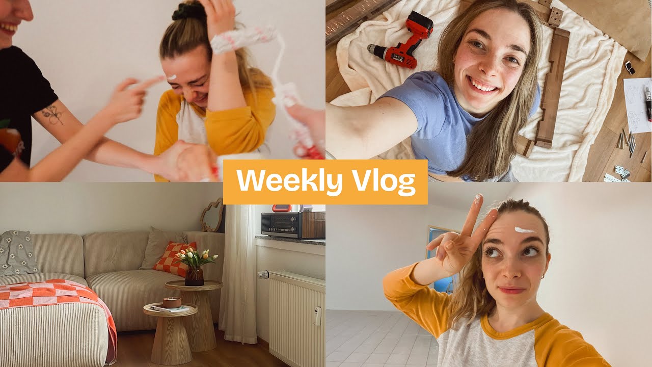 Ich zeige euch meine neue Wohnung 🤭 | Roomtour | Möbel aufbauen 🙃 | Weekly Vlog | Fränzl und Vero