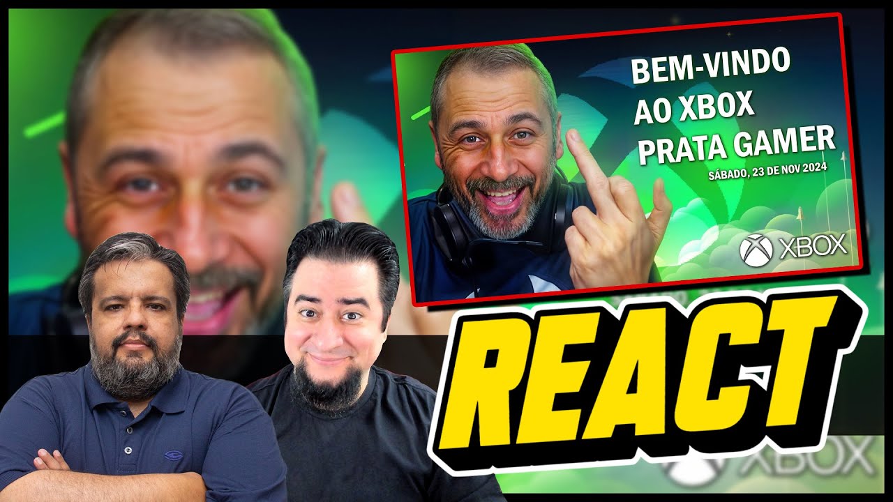 PRATA GAMES FINALMENTE TESTANDO XBOX GAMEPASS  PELA PRIMEIRA VEZ NA TV 4K! [REACT]