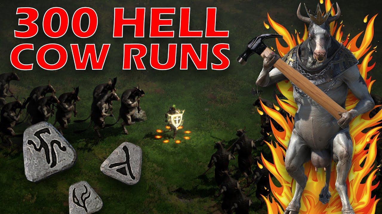 300 Cow Runs &mdash; обзор добычи из Diablo 2 Resurreed