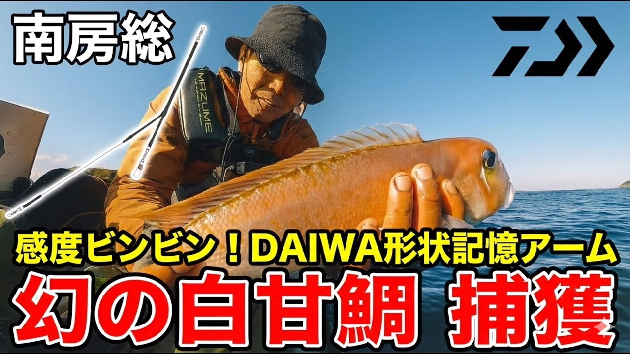この釣り方だけでOK。誰でも簡単に白甘鯛が連発｜南房総7目爆釣