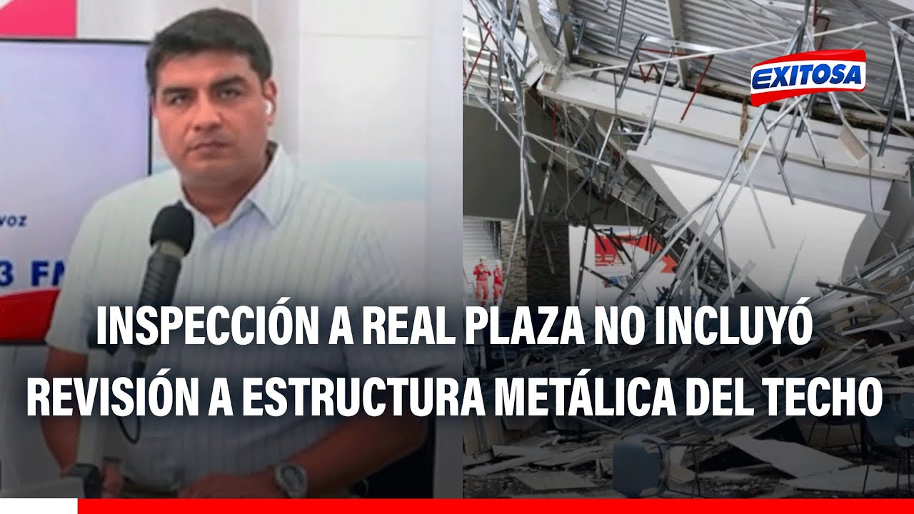 🔴🔵Alcalde de Trujillo confirma que inspección no incluyó revisión a estructura metálica del techo