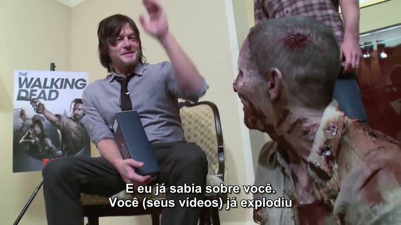 The Walking Dead Pegadinha Zumbi com Norman Reedus By Nick Santonastasso